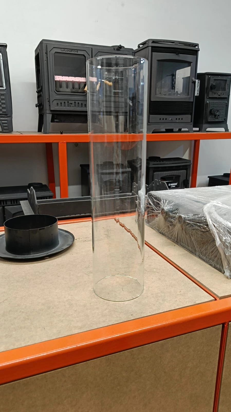 SERAMİK CAM - ISIYA DAYANIKLI ROKET SOBA CAMI